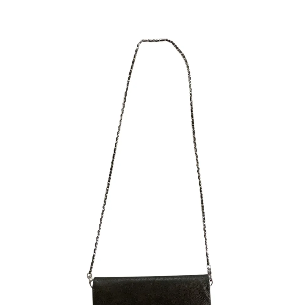Zadig & Voltaire Leather Crossbody with Silver Chain - Picture 7 of 13